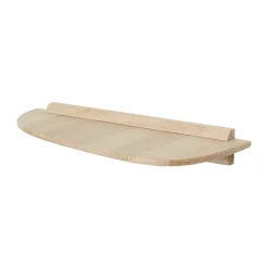 New Andersen Furniture Estantería de pared Shelf 1 40 cm, Oak Marrón