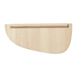 New Andersen Furniture Estantería de pared Shelf 1 40 cm, Oak Marrón
