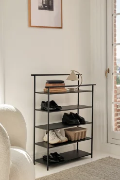 Online Ferm Living Estantería de suelo Dora, Black Negro
