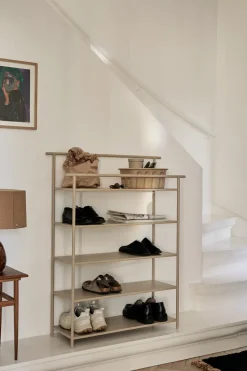 Clearance Ferm Living Estantería de suelo Dora, Cashmere Beige