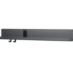 New Muuto Estantería Folded, grande, Negro