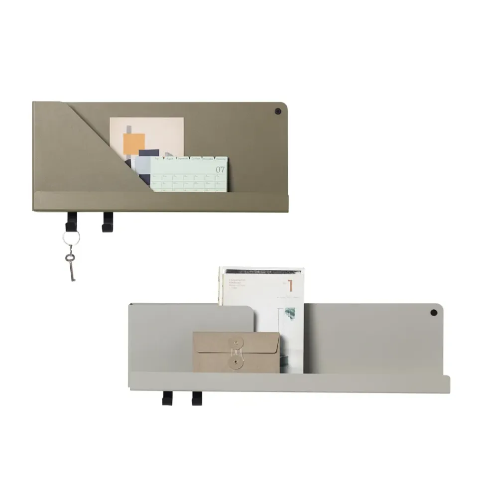 Outlet Muuto Estantería Folded, pequeña, olive Verde