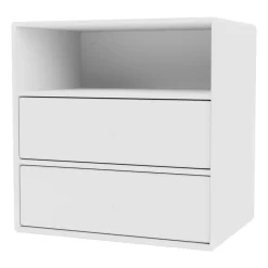 Outlet Montana Estantería Mini 1006 35x35 cm, New white Blanco