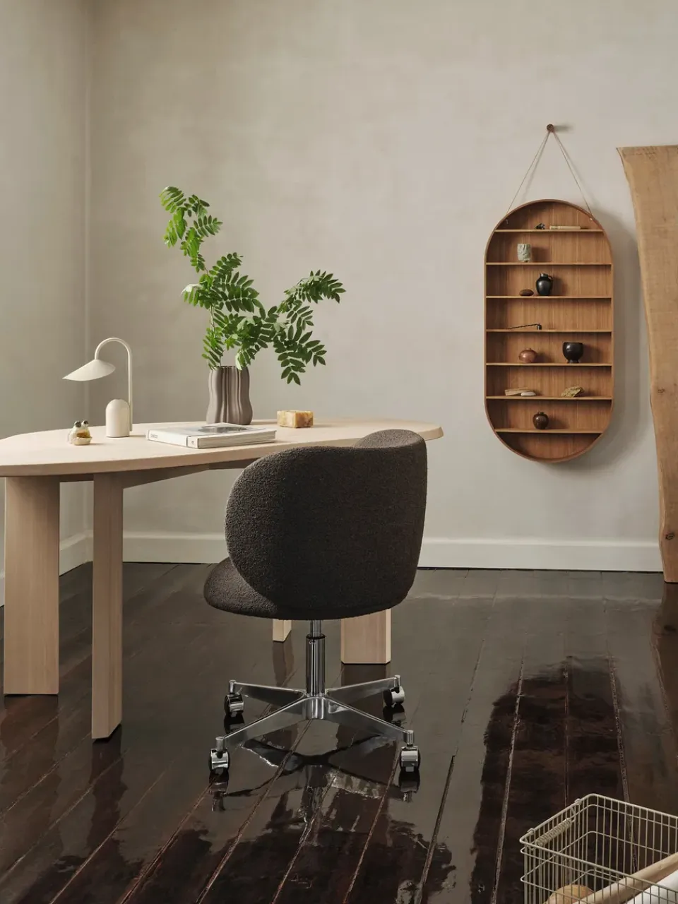 Discount Ferm Living Estantería Oval Dorm, Oiled oak Beige