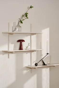 Best Andersen Furniture Estantería para pared A-Light Shelf Special Edition, Light 90x21x35 cm Beige