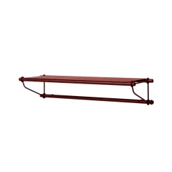Warm Nordic Estantería Parade, Oxide red, 1 balda Rojo