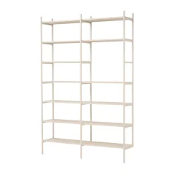 Clearance TÔNN furniture Estantería Portal 158 cm, Off-white Blanco
