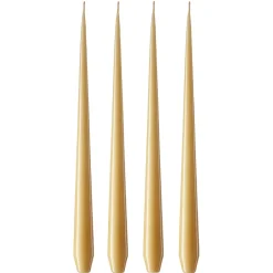Ester & erik 4 Velas lacadas, 14/2-0, 32 cm Beige