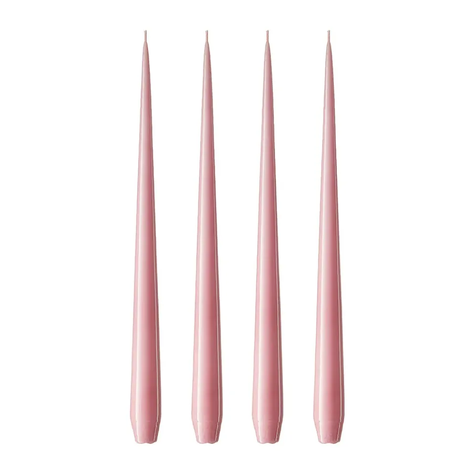 Sale Ester & erik 4 Velas lacadas, old rose, 42 cm Rosa