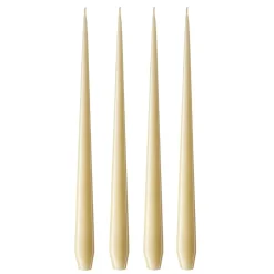 Hot Ester & erik 4 Velas lacadas, Pale ginger 14-0, 32 cm Beige