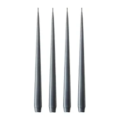 Outlet Ester & erik 4 Velas lacadas, dark slate, 32 cm Gris