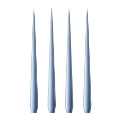 Online Ester & erik 4 Velas lacadas, icy lavender, 32 cm Azul