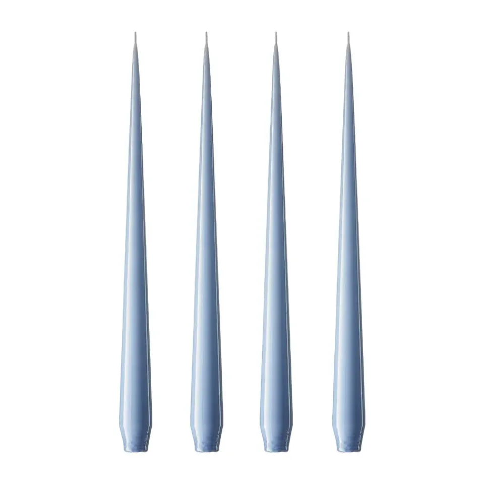 Online Ester & erik 4 Velas lacadas, icy lavender, 32 cm Azul