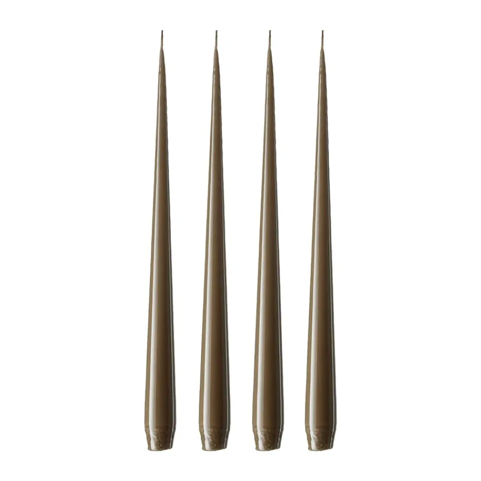 New Ester & erik 4 Velas lacadas, Caviar 77, 42 cm Gris
