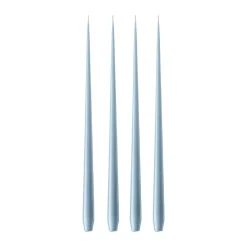 Clearance Ester & erik 4 Velas lacadas, Dusty blue 83, 42 cm Azul