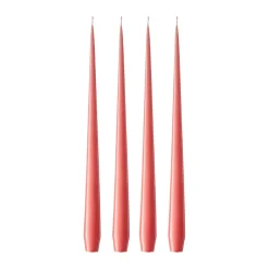 Best Ester & erik 4 Velas lacadas, Coral reef 26, 32 cm Rosa