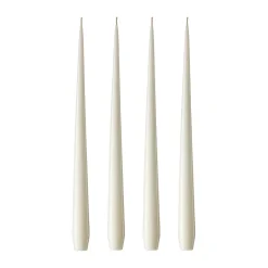 Sale Ester & erik 4 Velas lacadas, ivory, 42 cm Blanco