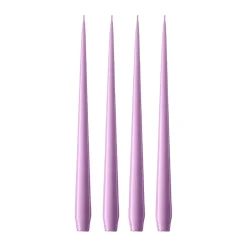 Sale Ester & erik 4 Velas lacadas, Crocus delight 07, 32 cm Púrpura