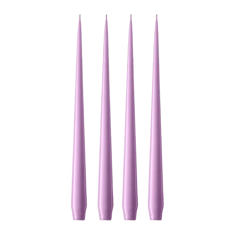 Sale Ester & erik 4 Velas lacadas, Crocus delight 07, 32 cm Púrpura