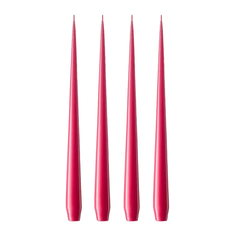 Discount Ester & erik 4 Velas lacadas, Deep pink 41/2, 42 cm Rosa