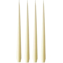 Best Ester & erik 4 Velas lacadas, Buttermilk 17-0, 32 cm Amarillo