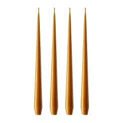 New Ester & erik 4 Velas lacadas, mörk saffran, 42 cm Naranja