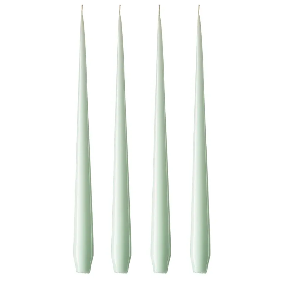 Outlet Ester & erik 4 Velas lacadas, Water mint 03-0, 42 cm Verde