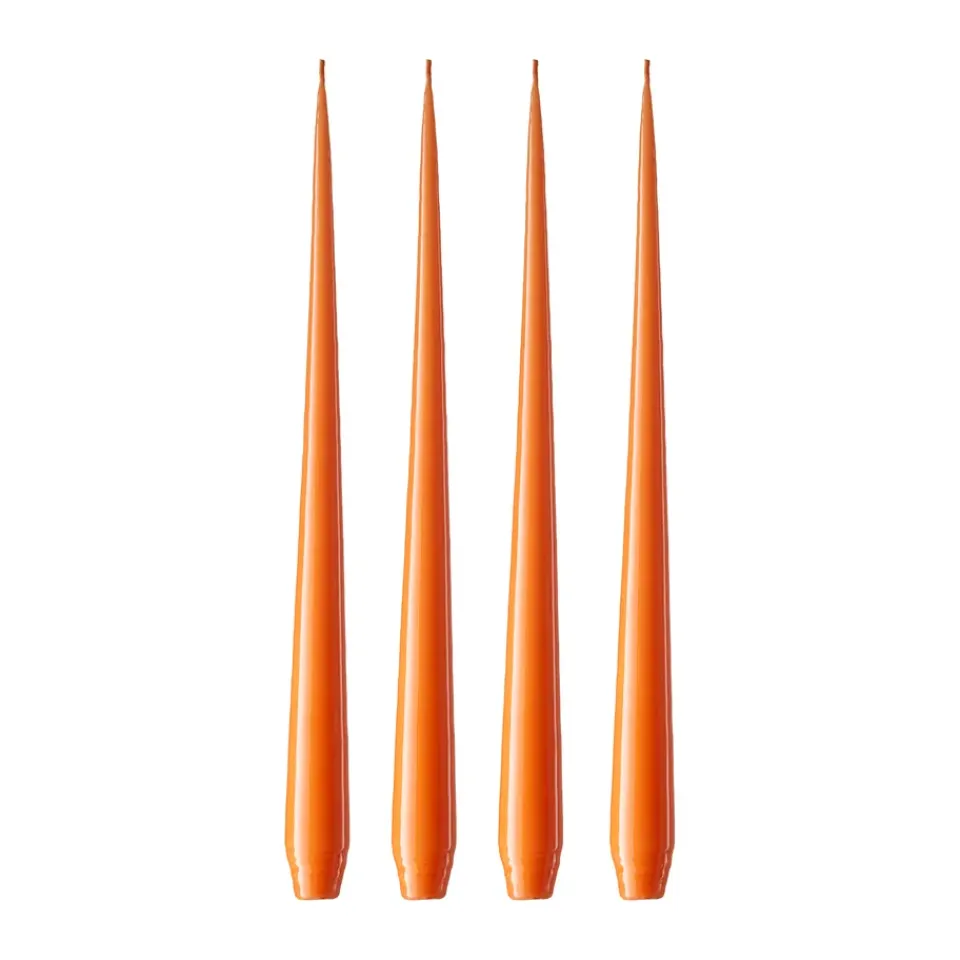 Discount Ester & erik 4 Velas lacadas, Mild orange 16, 42 cm Naranja