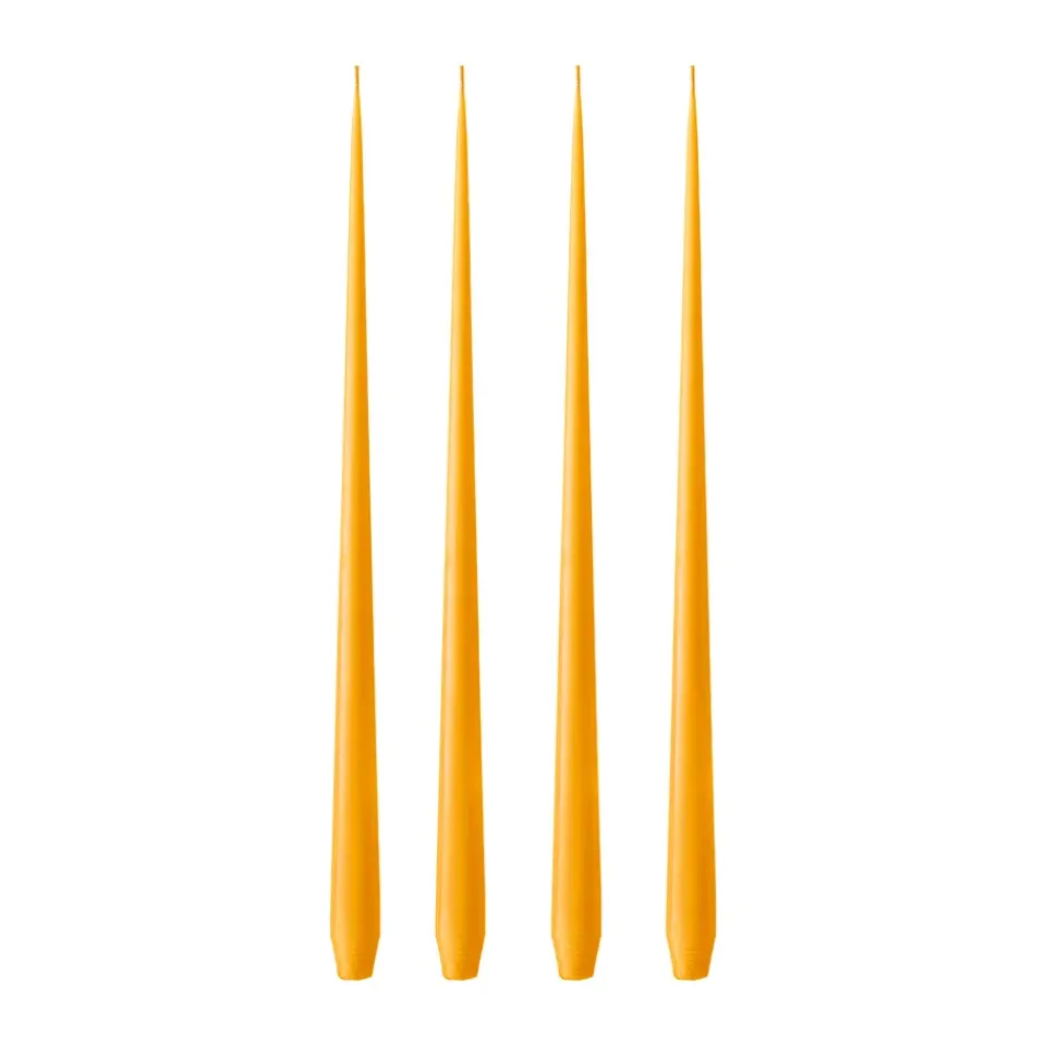 New Ester & erik 4 Velas mate, 85 Mango, 42 cm Amarillo