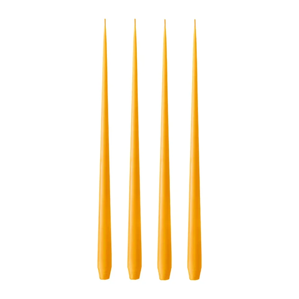 Outlet Ester & erik 4 Velas mate, 85 Mango, 32 cm Amarillo