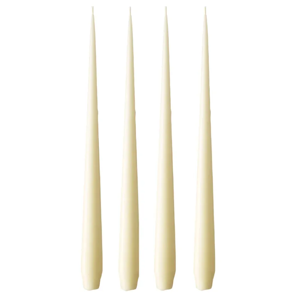 Ester & erik 4 Velas mate, Buttermilk 17, 32 cm Amarillo