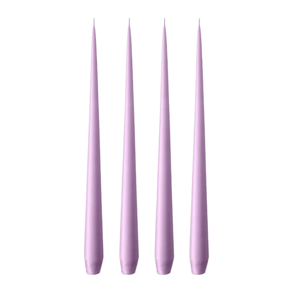 Online Ester & erik 4 Velas mate, Crocus delight 07, 32 cm Púrpura