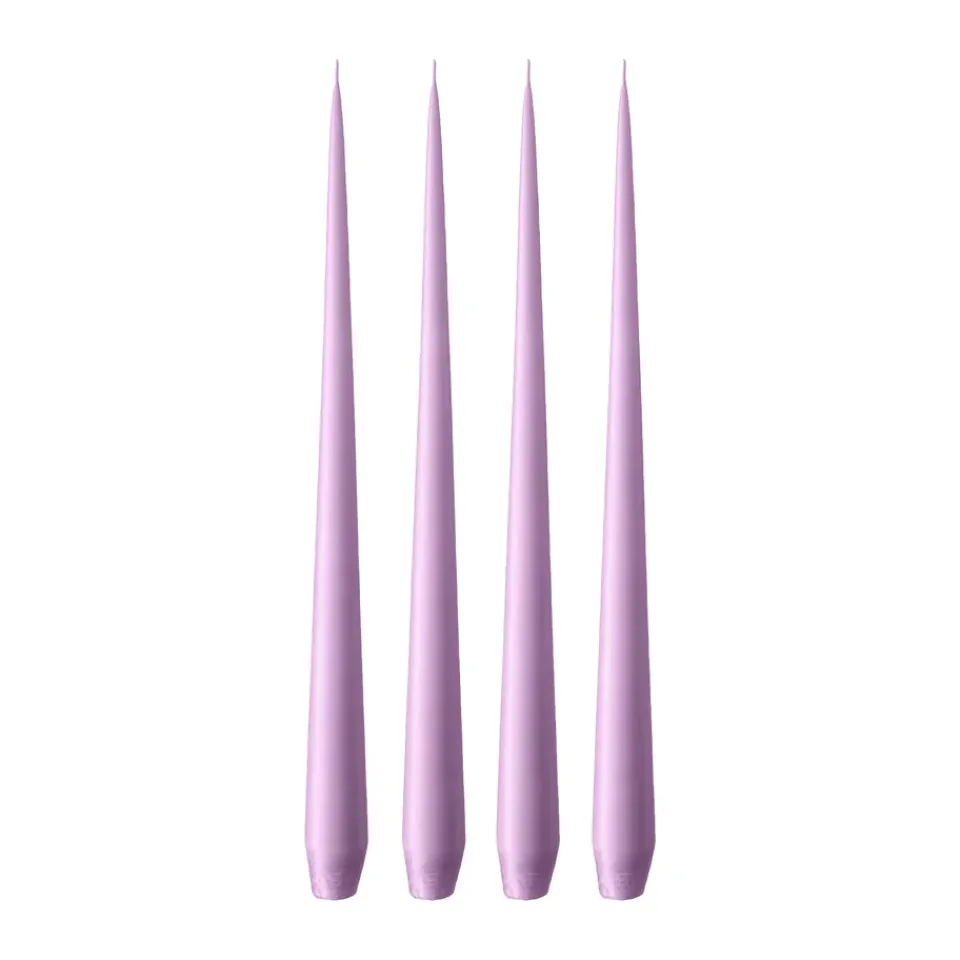 Discount Ester & erik 4 Velas mate, Crocus delight 07, 42 cm Púrpura