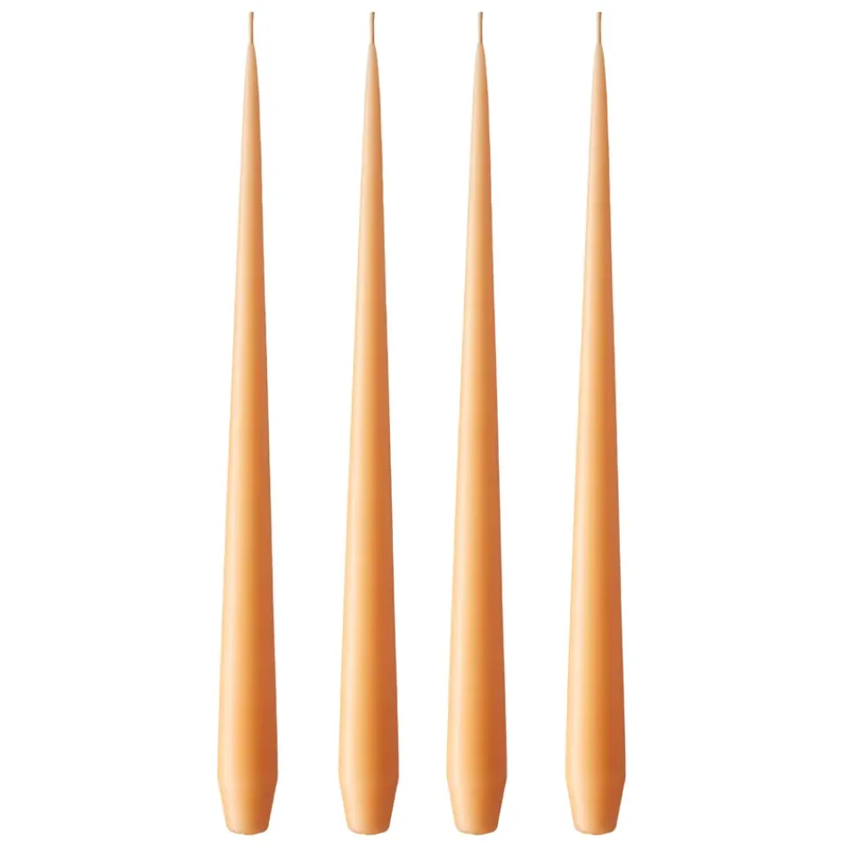 Clearance Ester & erik 4 Velas mate, dark Melon sorbet 19/2, 42 cm Naranja