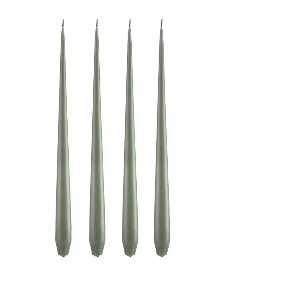 Outlet Ester & erik 4 Velas mate, green soil, 32 cm Verde