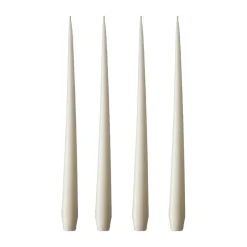 Ester & erik 4 Velas mate, ivory, 32 cm Beige