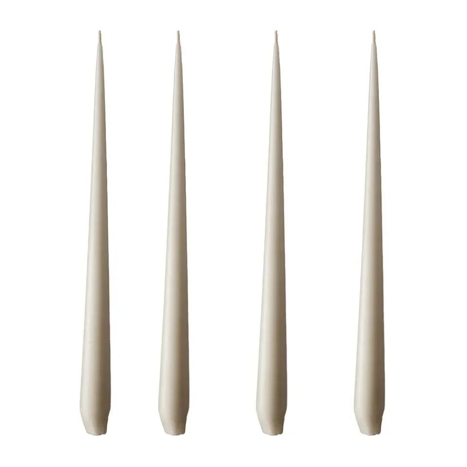 Discount Ester & erik 4 Velas mate, linen grey, 32 cm Beige