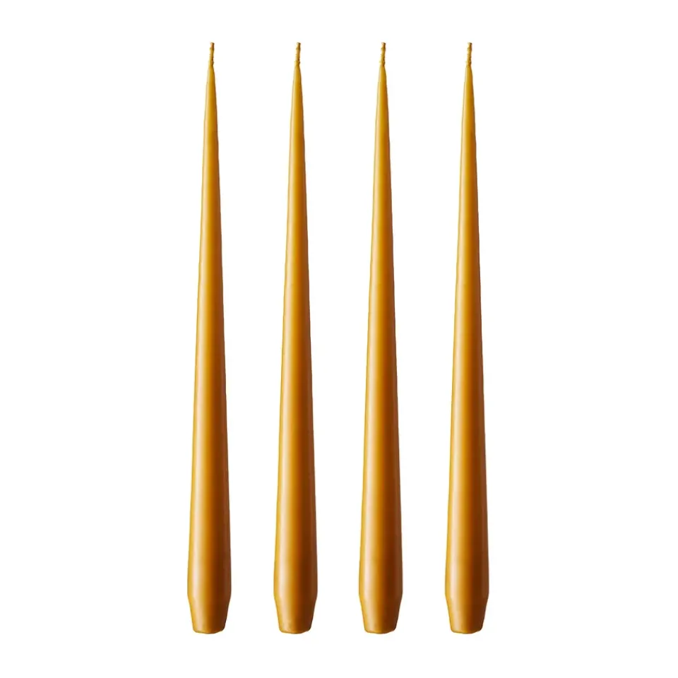 Clearance Ester & erik 4 Velas mate, mörk saffran, 32 cm Naranja