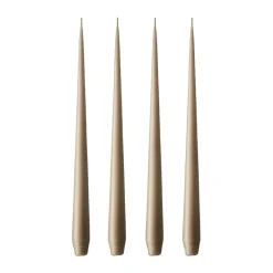 Outlet Ester & erik 4 Velas mate, nougat note, 42 cm Beige