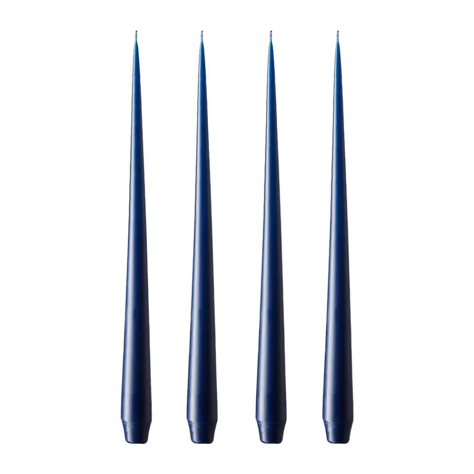Hot Ester & erik 4 Velas mate, royal navy, 32 cm Azul