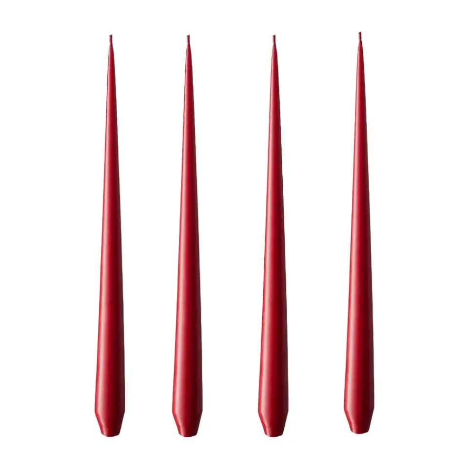 Online Ester & erik 4 Velas mate, winter berry, 32 cm Rojo