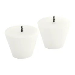 Best Ester & erik recambio para candelabro de exterior 2-pack, Grande Blanco