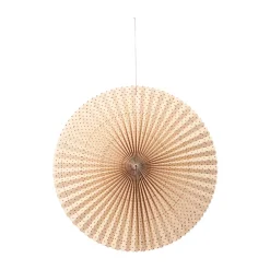 Outlet Broste Copenhagen Estrella de adviento Stella rosette L Ø60 cm, Natural-pompeian red Beige