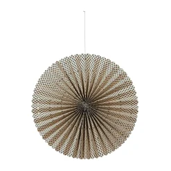 Best Broste Copenhagen Estrella de adviento Stella rosette M Ø43 cm, Forest green-natural Verde