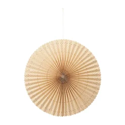 Sale Broste Copenhagen Estrella de adviento Stella rosette L Ø60 cm, Natural-harvest gold Beige