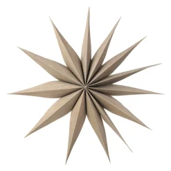 Best Broste Copenhagen Estrella de Navidad Venok 40 cm, cálido Gris