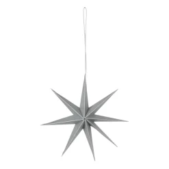 Sale Broste Copenhagen Estrella de papel Star Ø15 cm, Silver Plateado