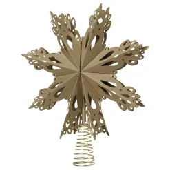 Broste Copenhagen Estrella para copa de árbol Christmas star, Natural brown Marrón