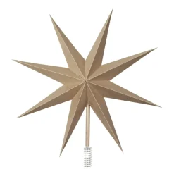 Hot Broste Copenhagen Estrella árbol Ø30 cm, Natural brown Marrón