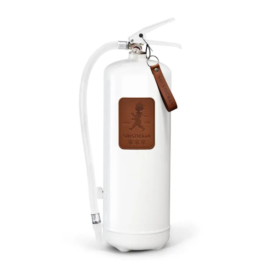 Clearance Solstickan Design Extintor Solstickan 6 kg, Blanco-cuero oscuro Marrón